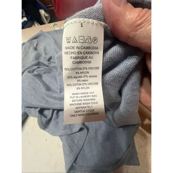 Michael Kors Womans Sweater  Chambray Sz L NWT - Picture 5 of 8